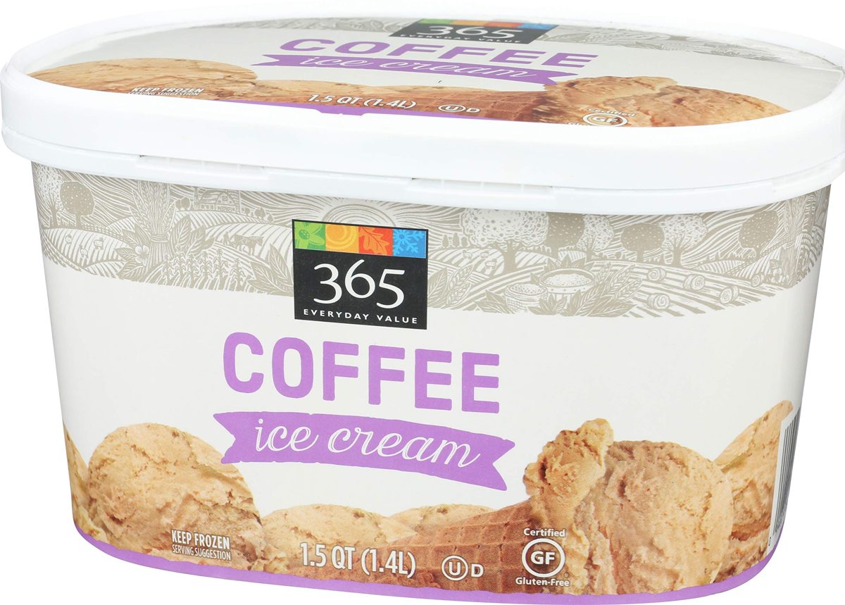 365 Everyday Value, Coffee Ice Cream, 48 oz (Frozen)