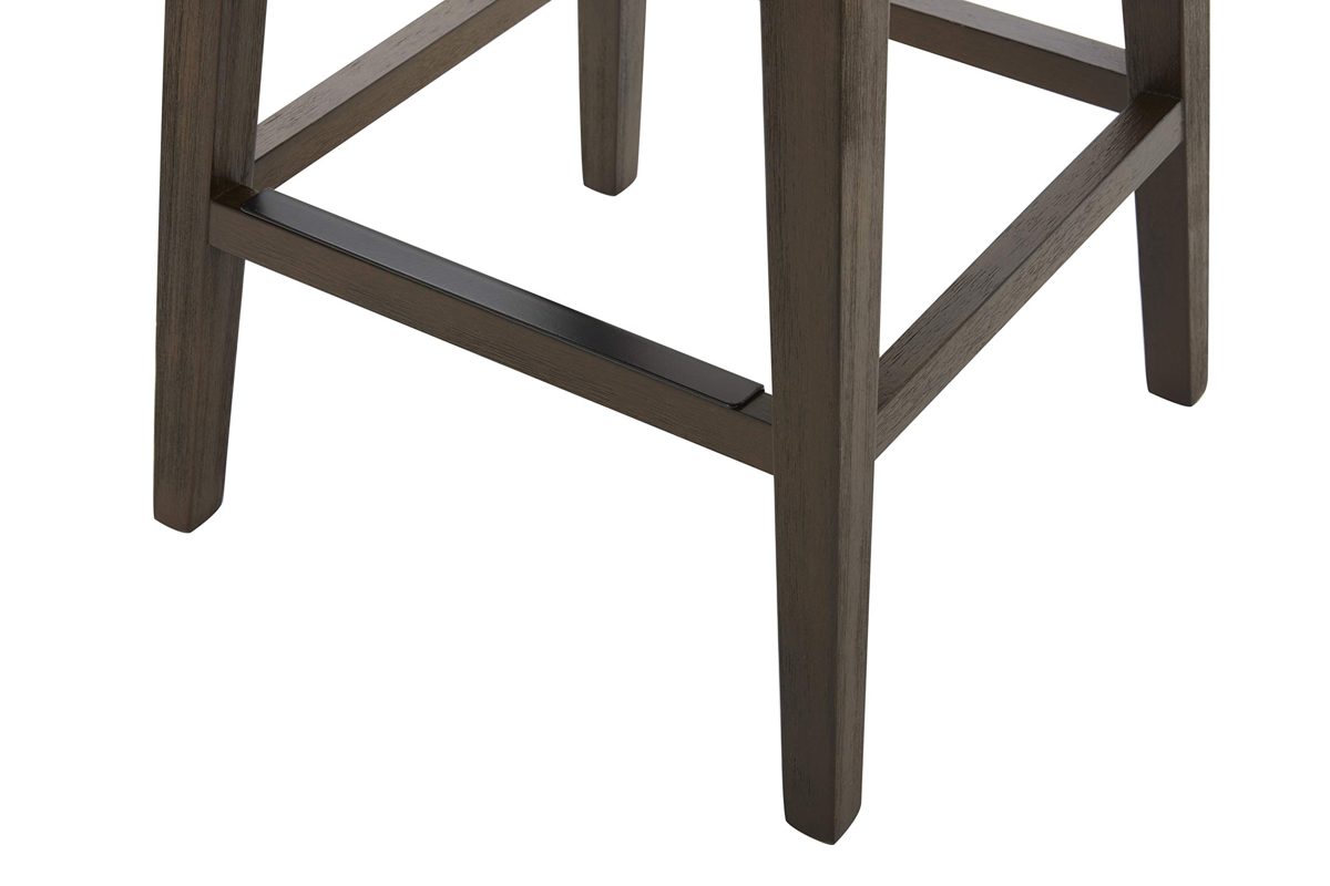 Amazon Brand – Stone & Beam Louise Memory Swivel Counter-Height Barstool, 38.2"H, Hemp