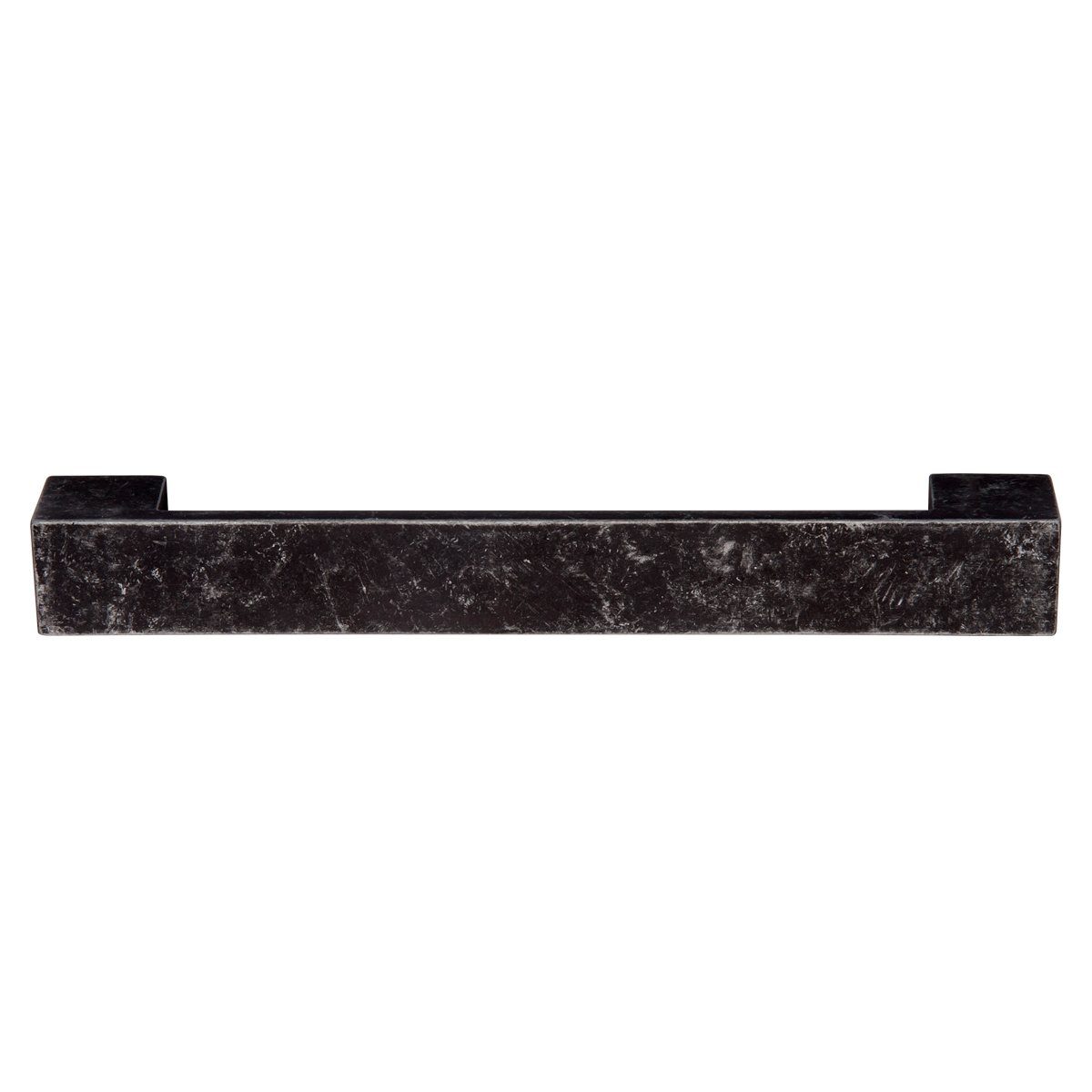 AmazonBasics Short Modern Cabinet Handle, 7.68" Length (6.3" Hole Center), Antique Silver, 10-Pack