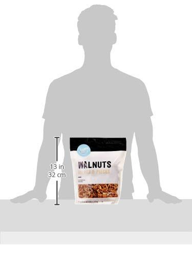 Amazon Brand - Happy Belly California Walnuts, Halves and Pieces, 40 Ounce