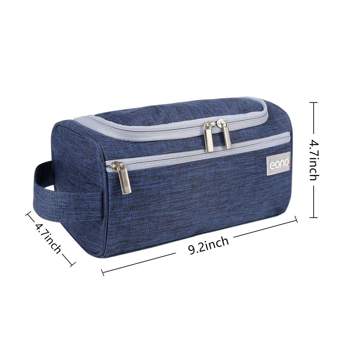 Eono Essentials Hanging Toiletry Bag Wash Bag Shaving Bag Toiletry Bag for Men and Women Blue