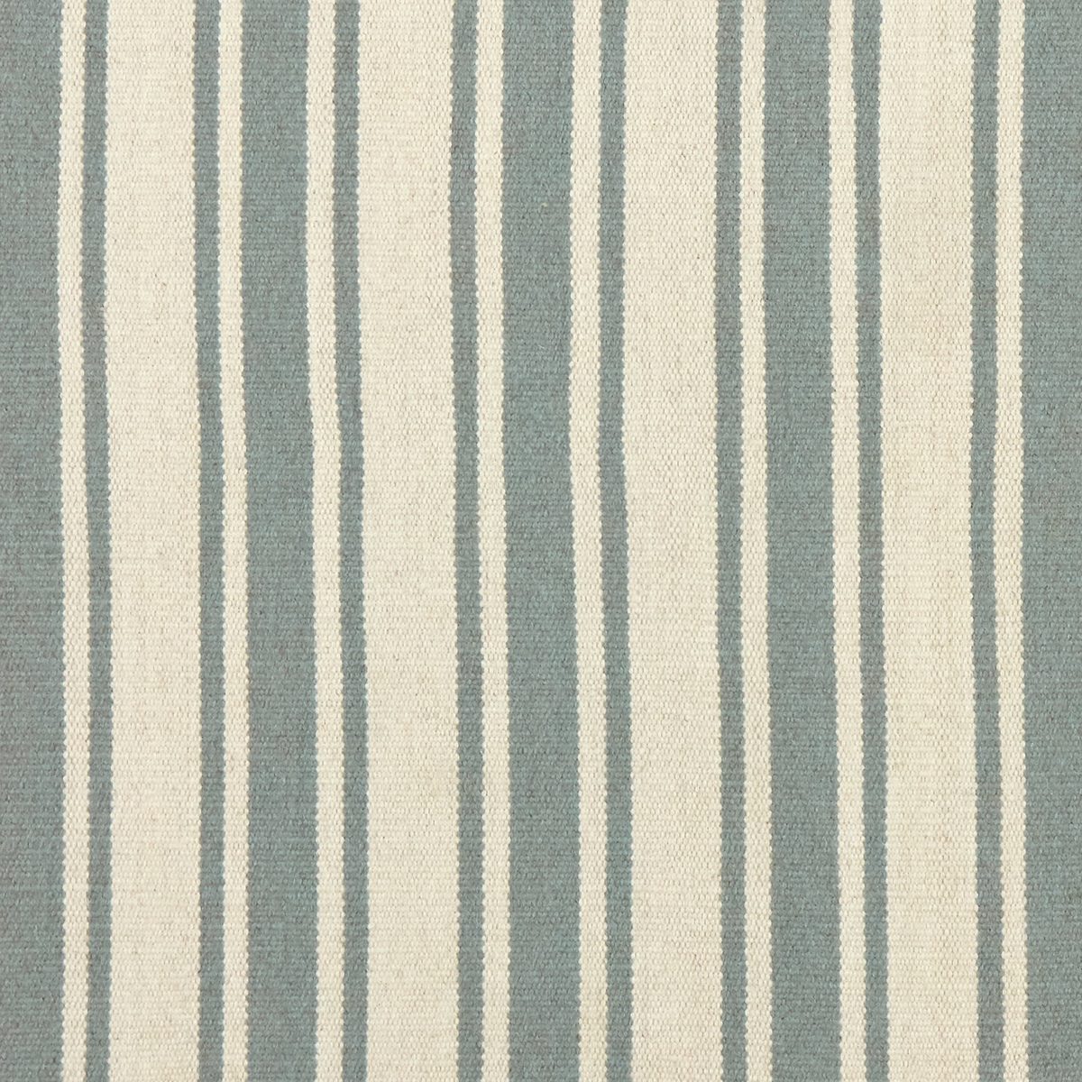 Amazon Brand – Stone & Beam Los Altos Striped Dhurrie Farmhouse Area Rug, 5' x 7' 6", Blue and Ivory