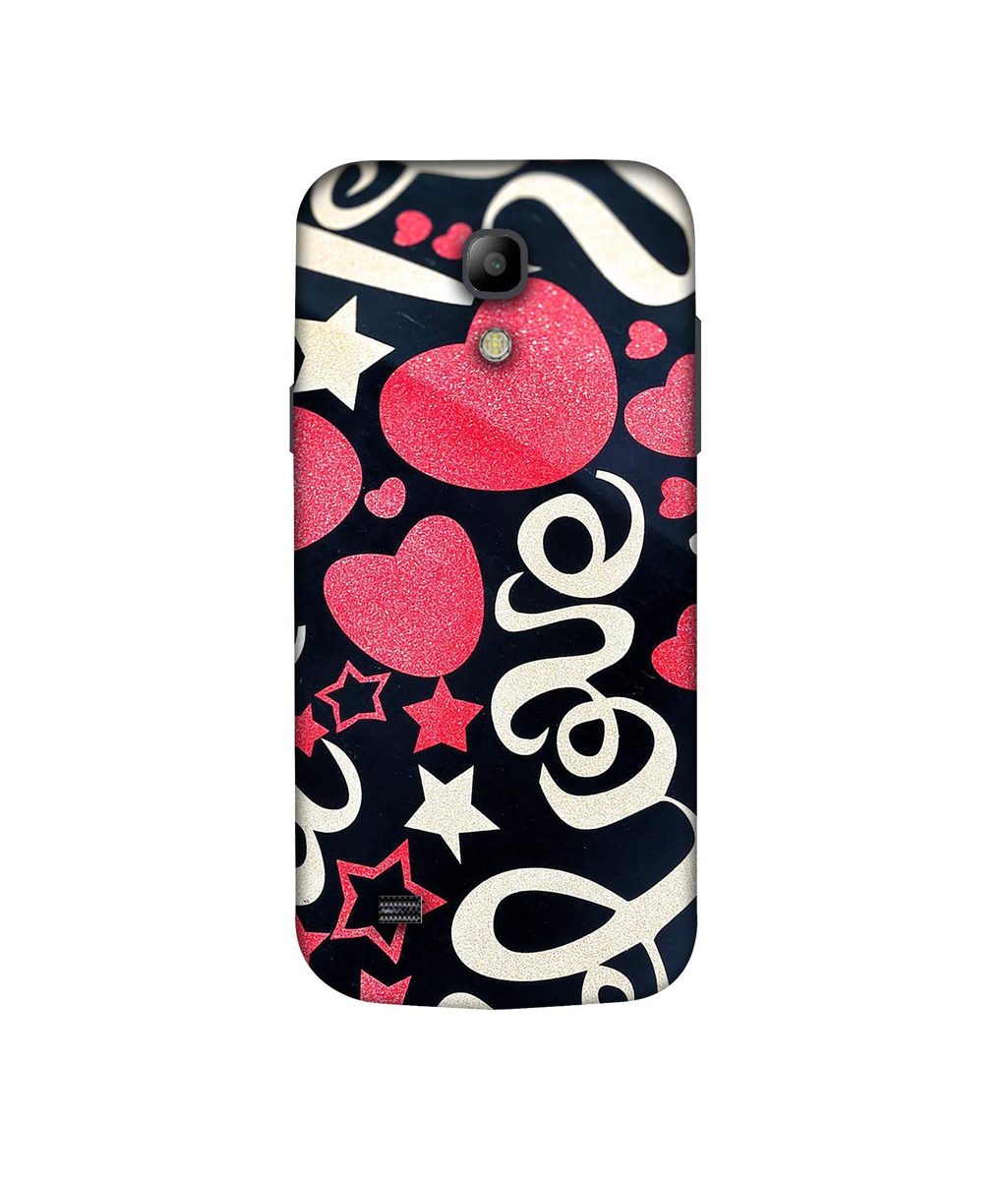 Amazon Brand - Solimo Designer Love You 3D Printed Hard Back Case Mobile Cover for Samsung Galaxy S4 Mini