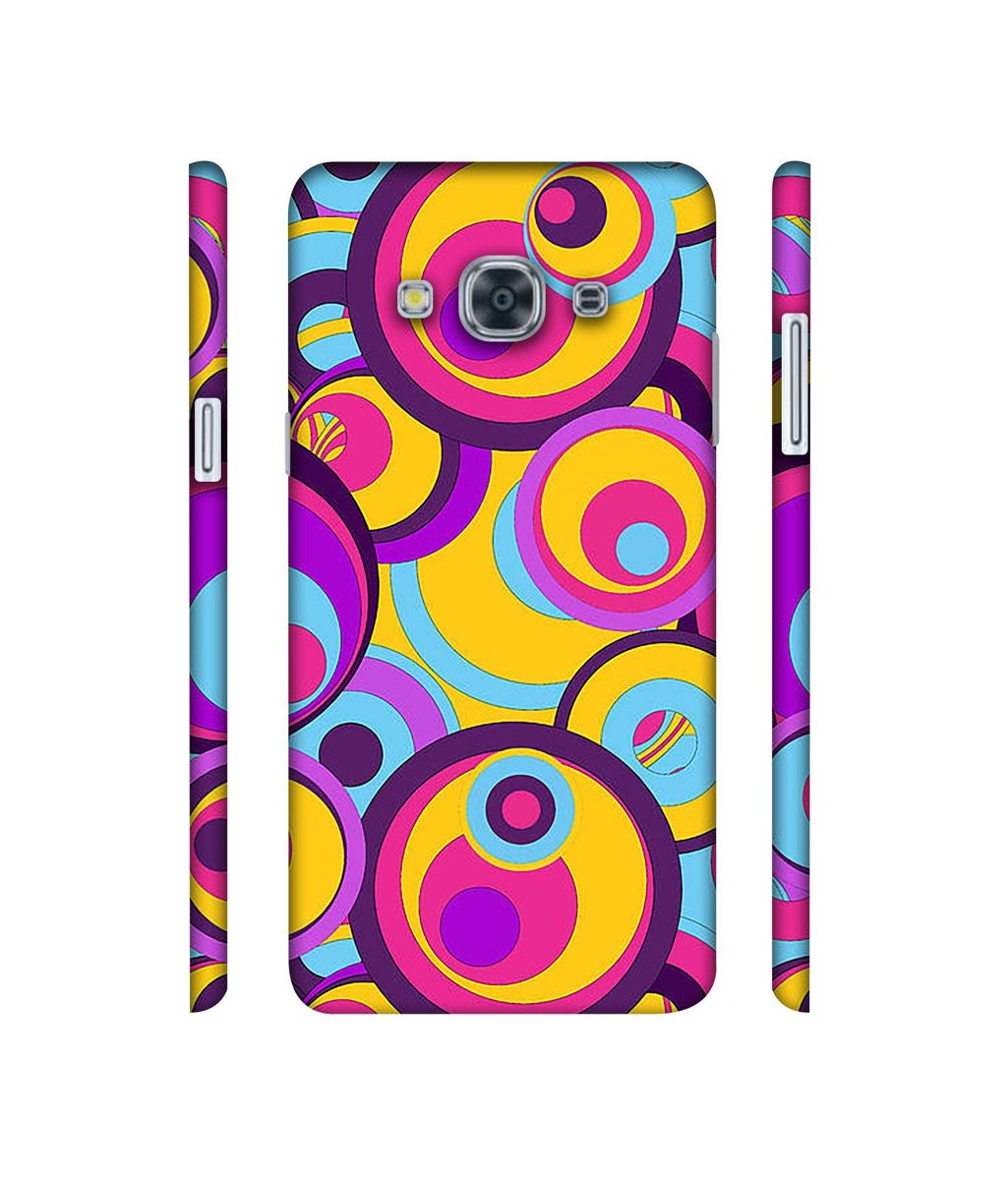 Amazon Brand - Solimo Designer Multicolor Circle 3D Printed Hard Back Case Mobile Cover for Samsung Galaxy J3 Pro