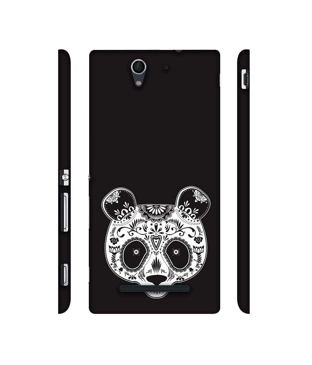 Amazon Brand - Solimo Designer Panda Illustrator 3D Printed Hard Back Case Mobile Cover for Sony Xperia C3 Dual