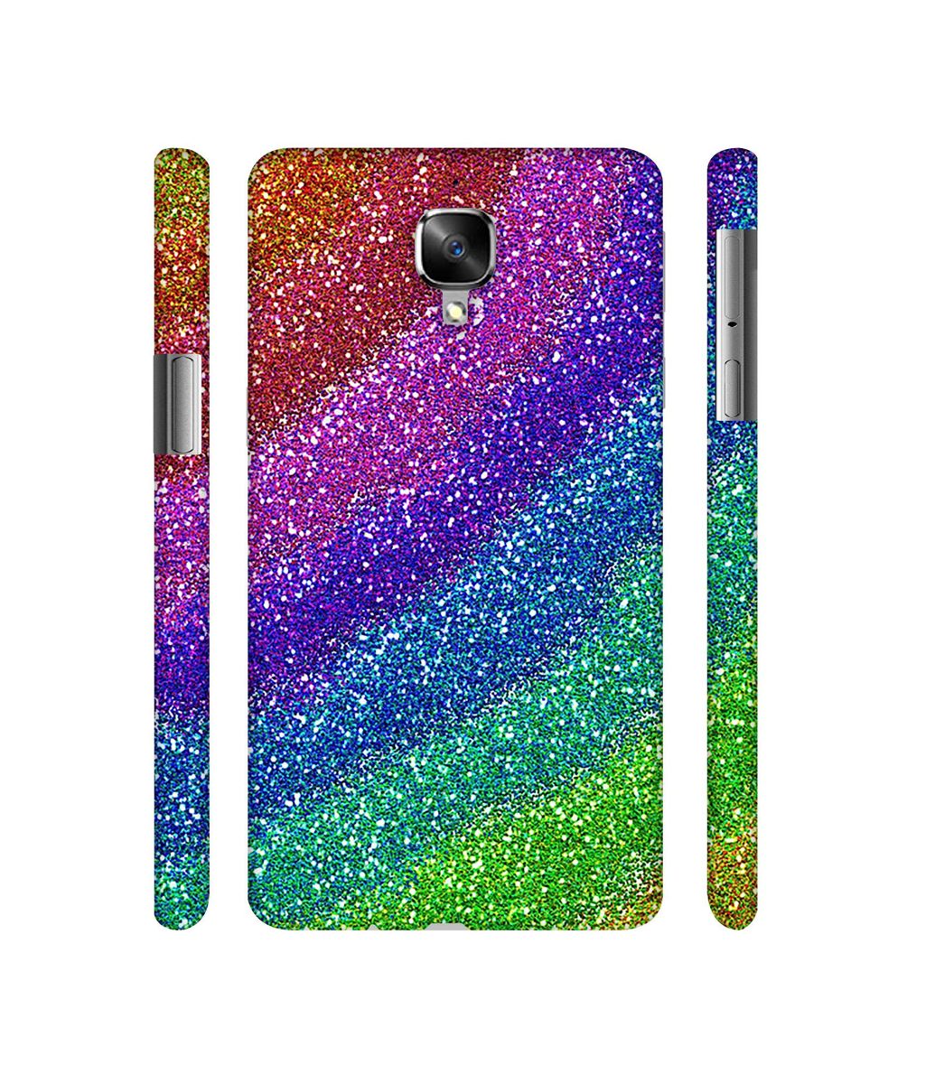 Amazon Brand - Solimo Designer Multicolor Sparkle 3D Printed Hard Back Case Mobile Cover for OnePlus 3 / OnePlus 3T
