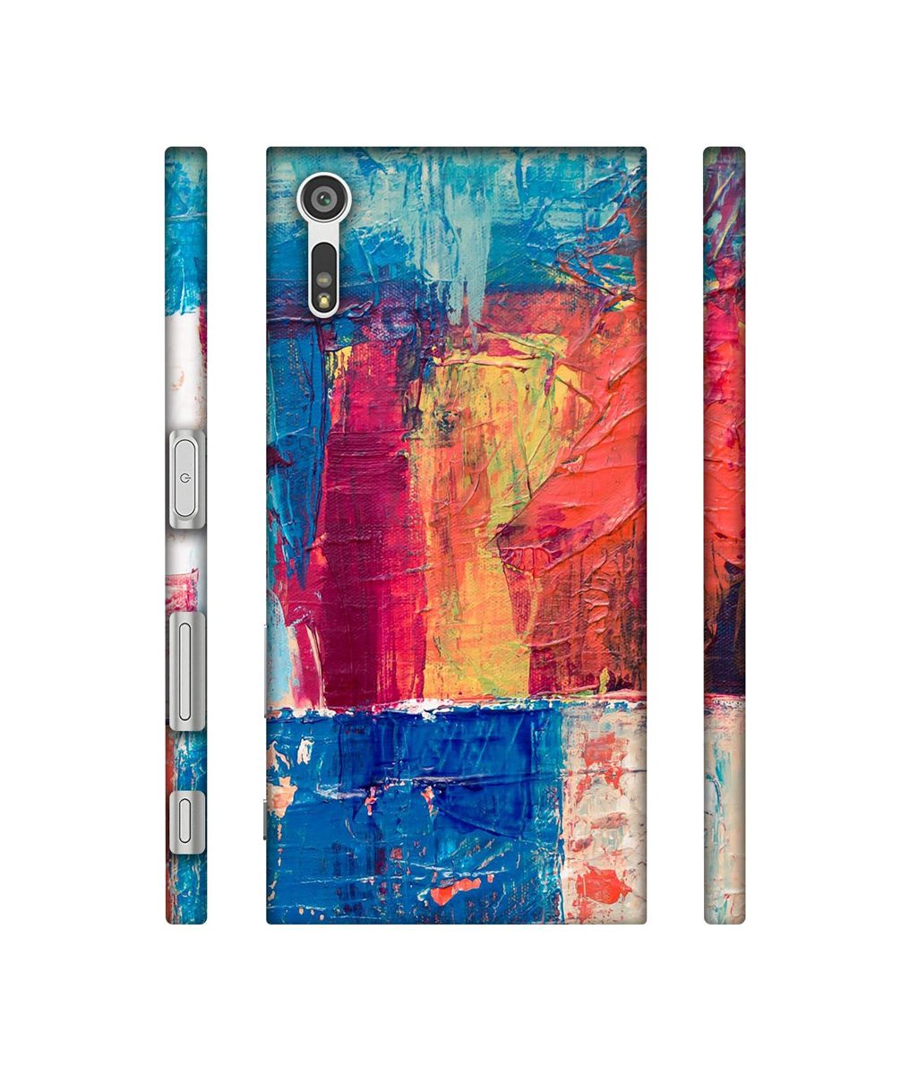Amazon Brand - Solimo Designer Randam Color Mixing 3D Printed Hard Back Case Mobile Cover for Sony Xperia XZ Dual