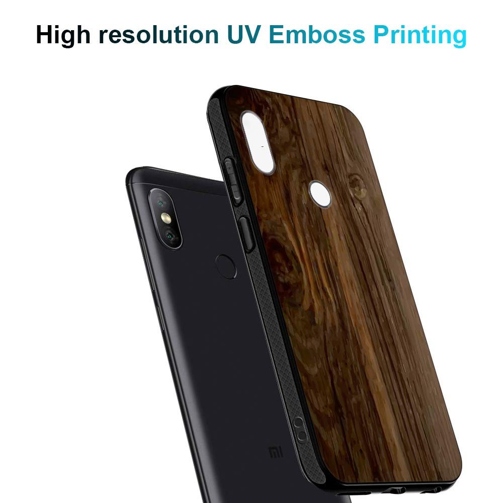 Amazon Brand - Solimo Designer Wooden Texture Printed Hard Back Case Mobile Cover for Redmi Note 6 Pro
