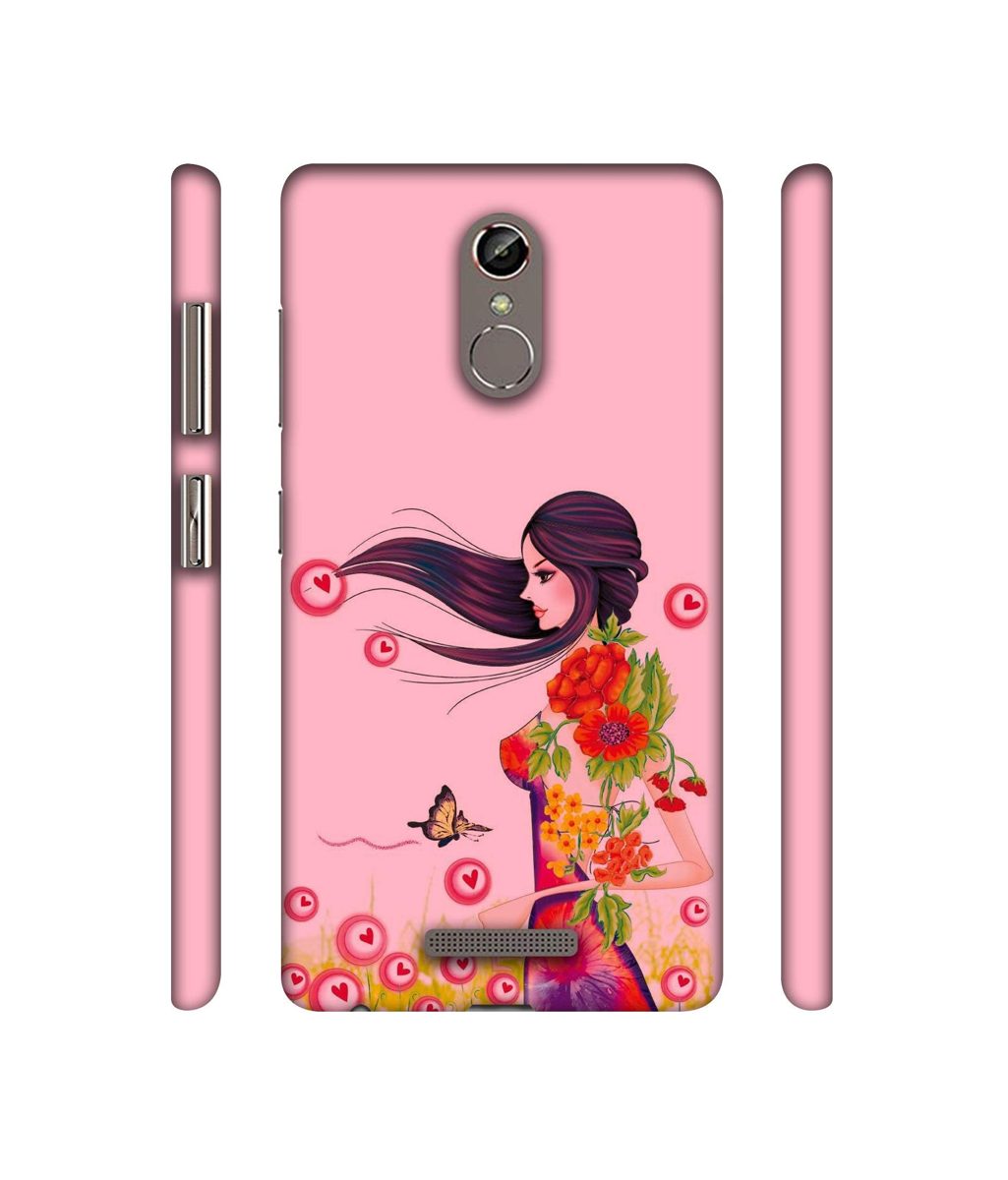 Amazon Brand - Solimo Designer Lady Vector Pattern 3D Printed Hard Back Case Mobile Cover for Gionee S6s