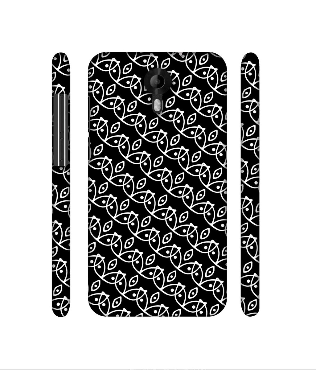 Amazon Brand - Solimo Designer White Pattern 3D Printed Hard Back Case Mobile Cover for Micromax Canvas Nitro 4G E455