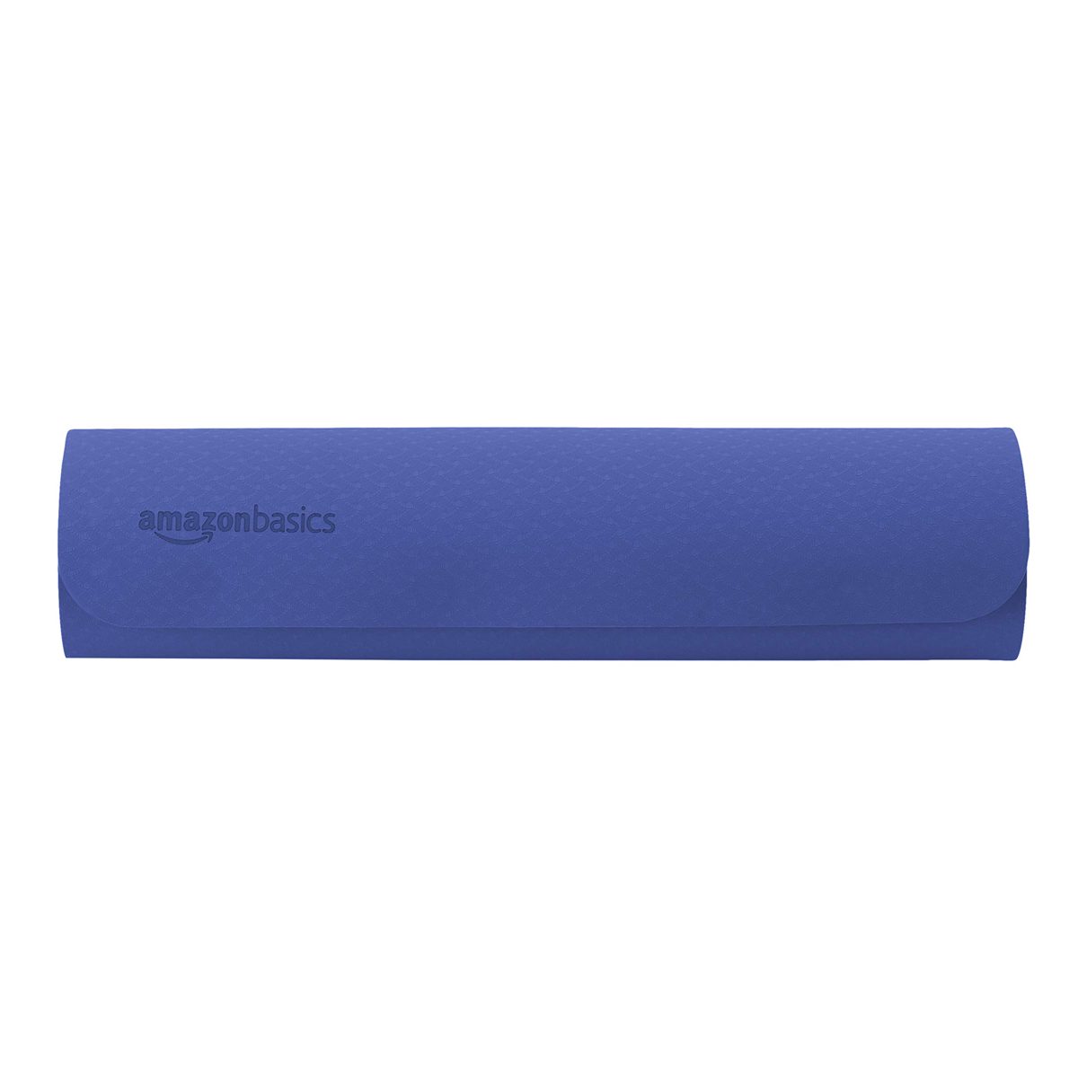 AmazonBasics 1/4-Inch Thick TPE Yoga Mat 6 Piece Set, Blue