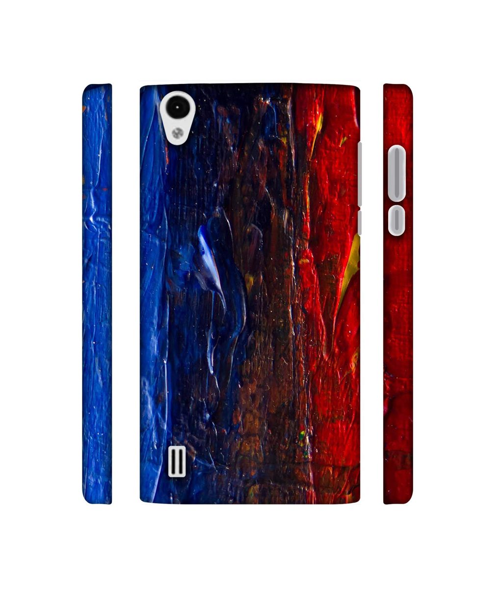 Amazon Brand - Solimo Designer Red Paint On Wall 3D Printed Hard Back Case Mobile Cover for VIVO Y15