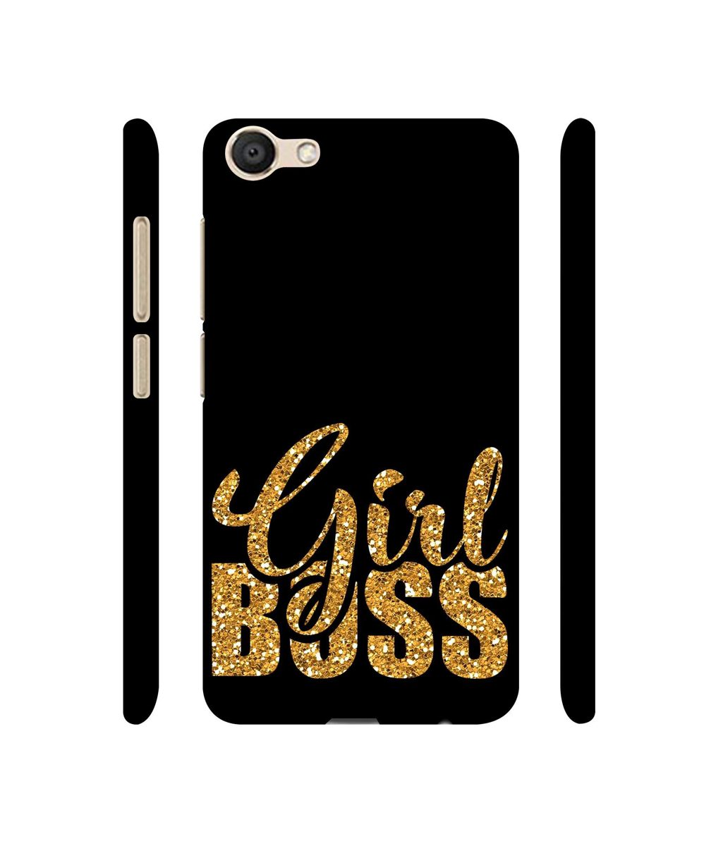 Amazon Brand - Solimo Designer Sparkle Girl Boss 3D Printed Hard Back Case Mobile Cover for Vivo V5