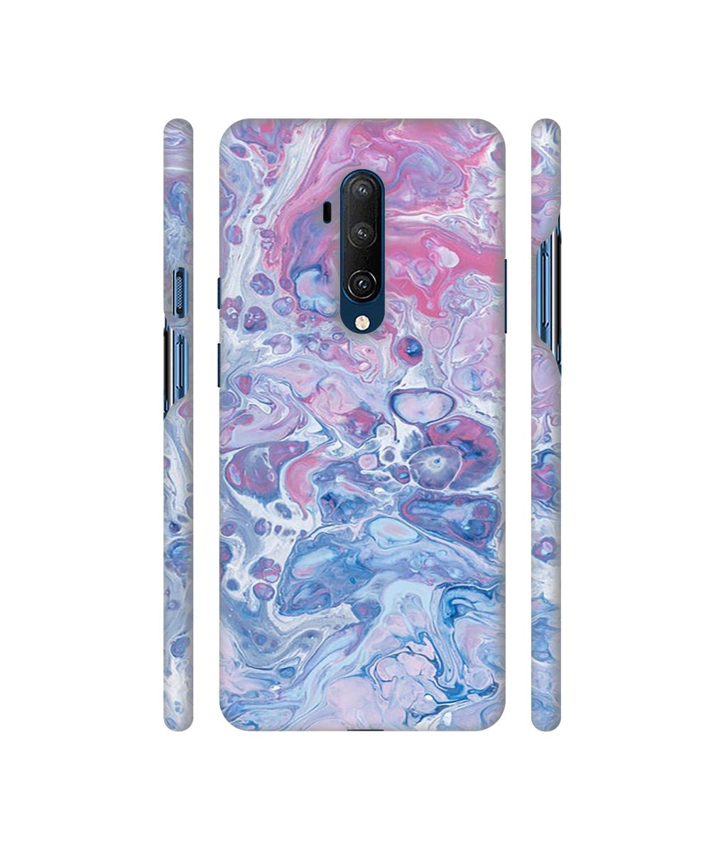 Amazon Brand - Solimo Designer Oil Paint on Marble 3D Printed Hard Back Case Mobile Cover for OnePlus 7T Pro