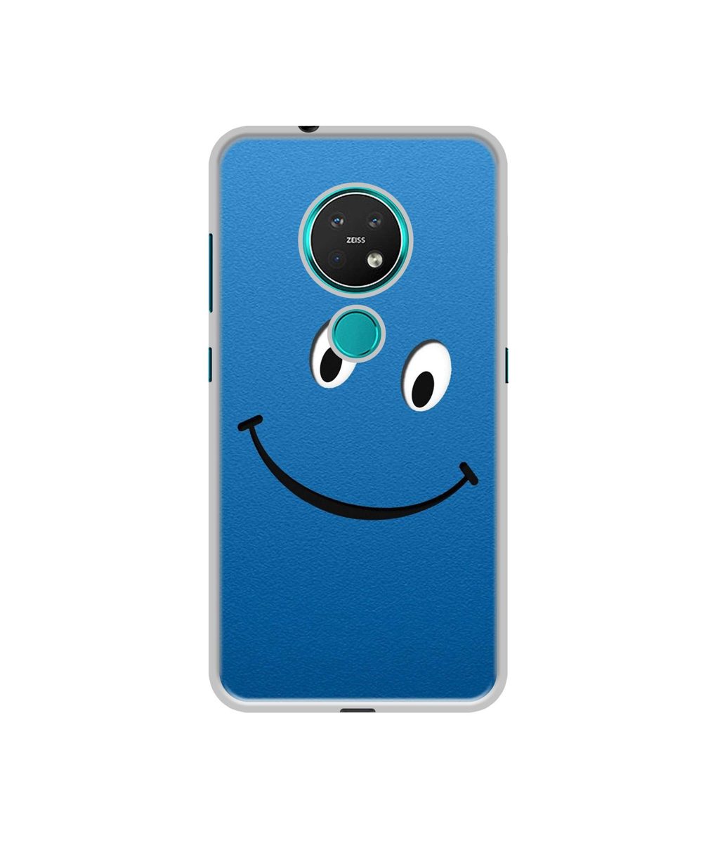 Amazon Brand - Solimo Designer Happy UV Printed Soft Back Case Mobile Cover for Nokia 7.2