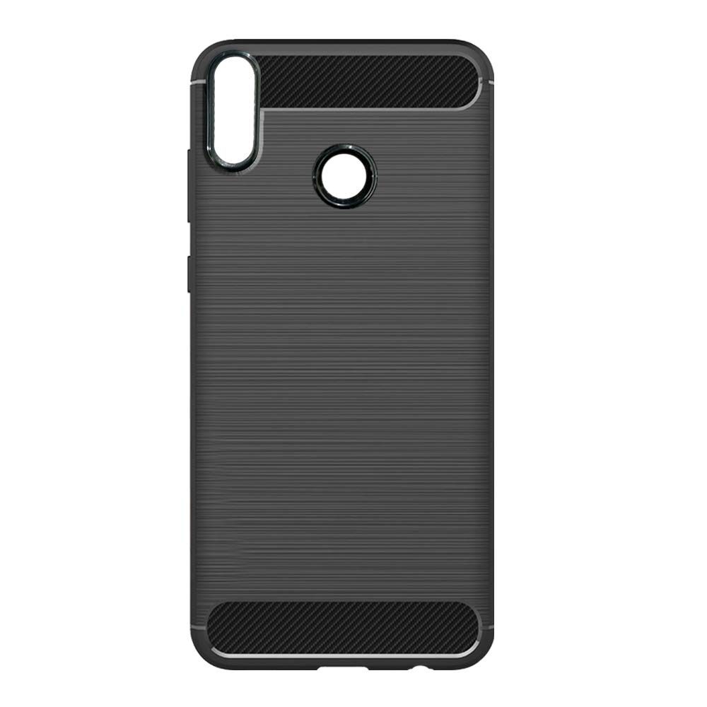 Amazon Brand - Solimo Protective Mobile Cover (Soft & Flexible Back Case) for Honor 8X (Black)