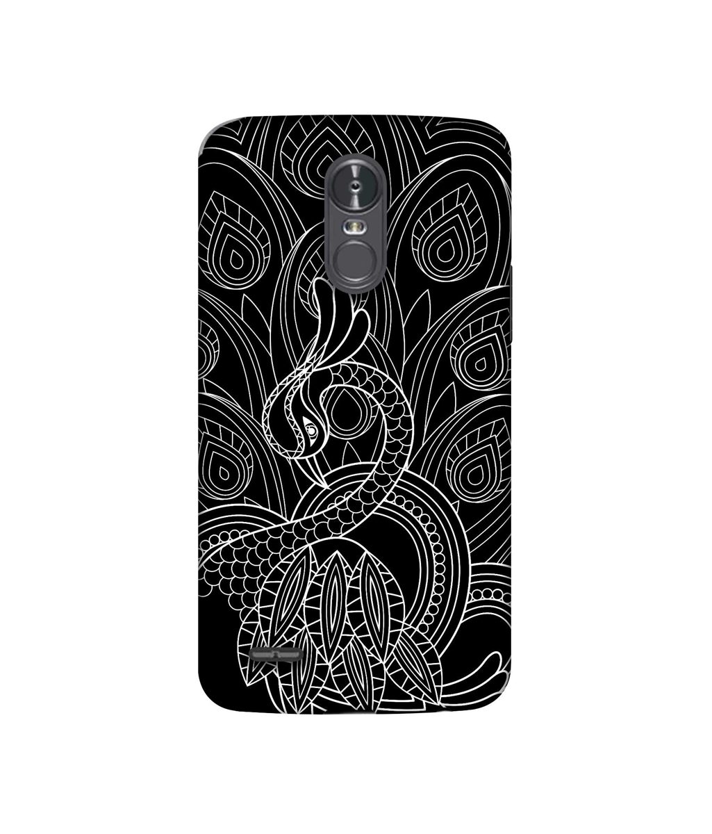 Amazon Brand - Solimo Designer Peacock Feather Pattern 3D Printed Hard Back Case Mobile Cover for LG Stylus 3