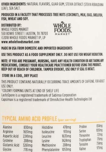 Whole Foods Market, Fit Plant Protein, French Vanilla, 16 oz