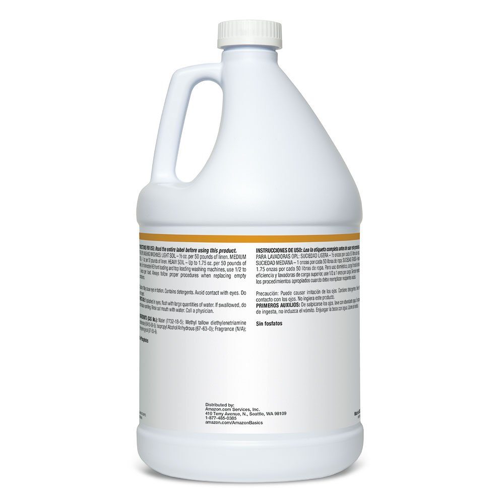 AmazonBasics Fabric Softener, 1-Gallon, 144-Pack
