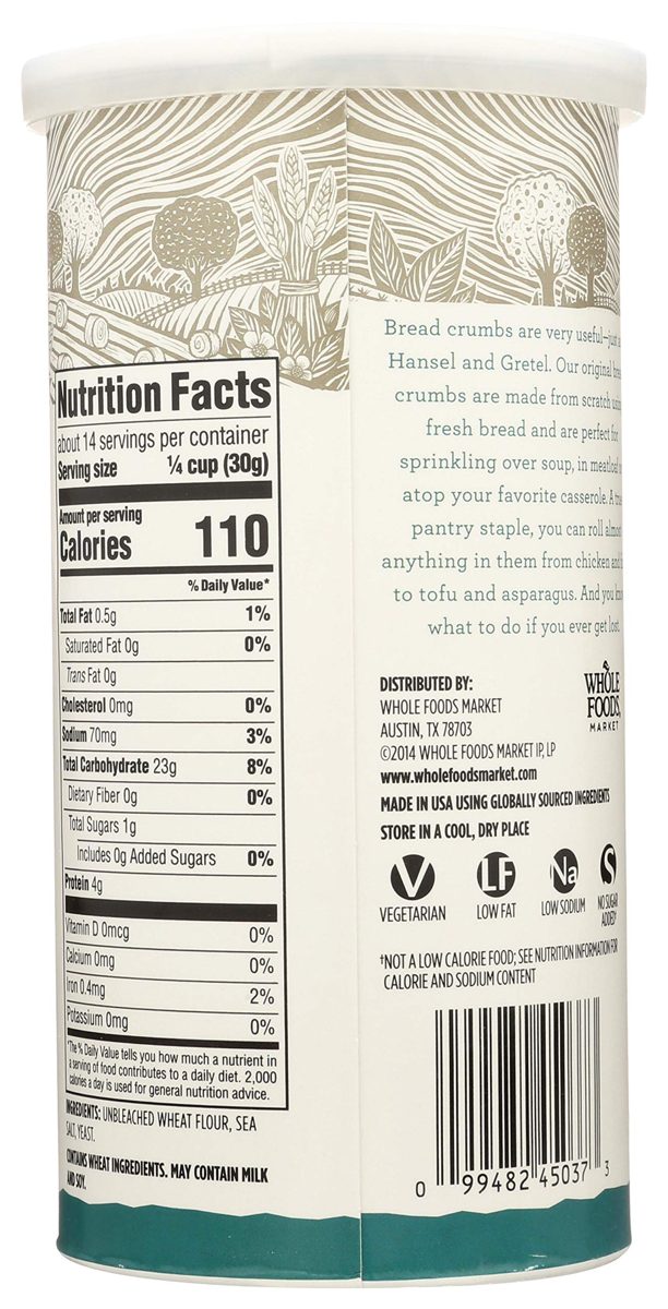 365 Everyday Value, Bread Crumbs, Original, 15 oz