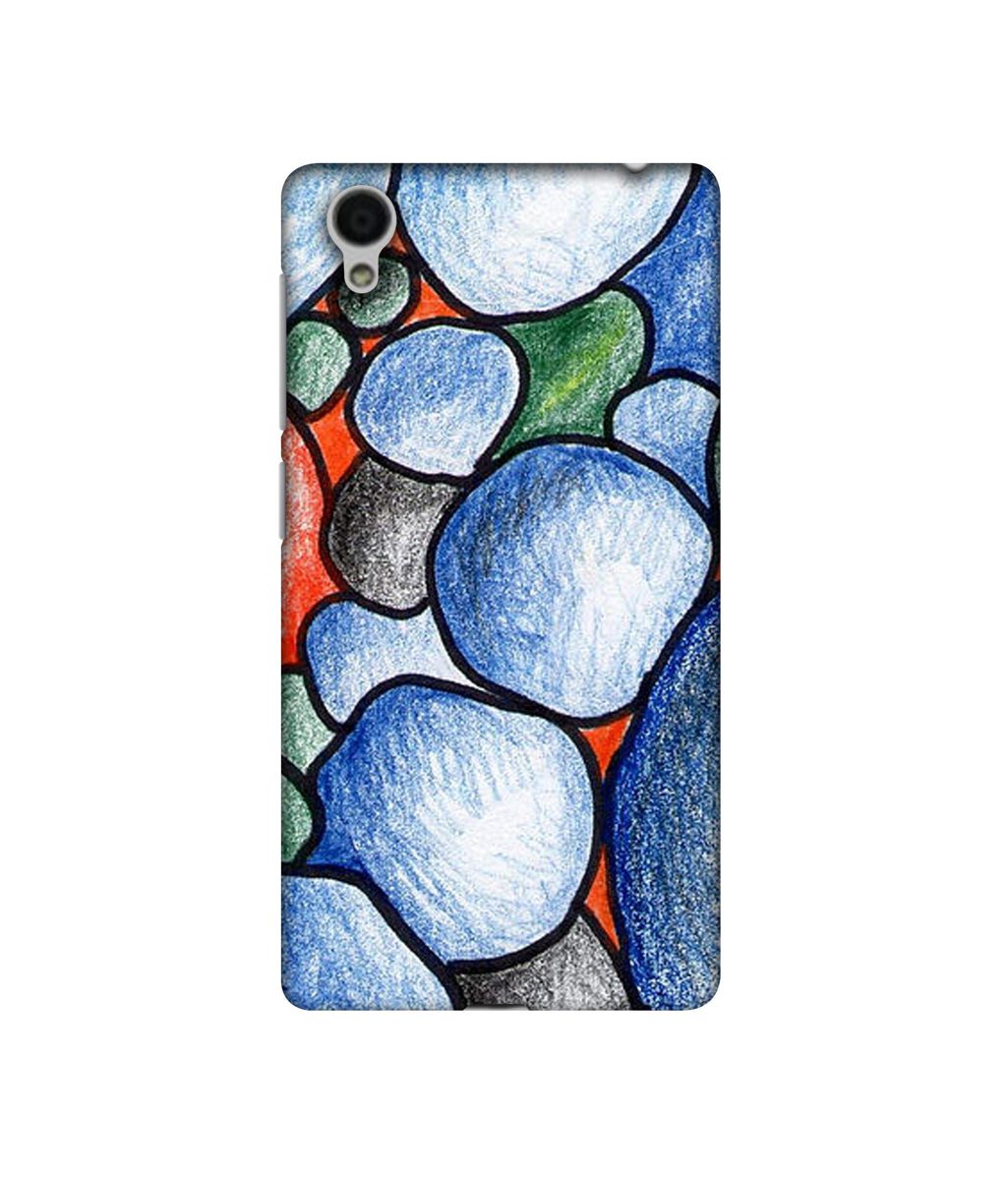 Amazon Brand - Solimo Designer Pebbles Drawing 3D Printed Hard Back Case Mobile Cover for Vivo Y51L
