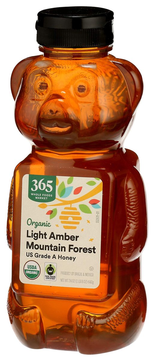 365 by Whole Foods Market, Organic US Grade A Honey, Light Amber Mountain Forest, 24 Ounce