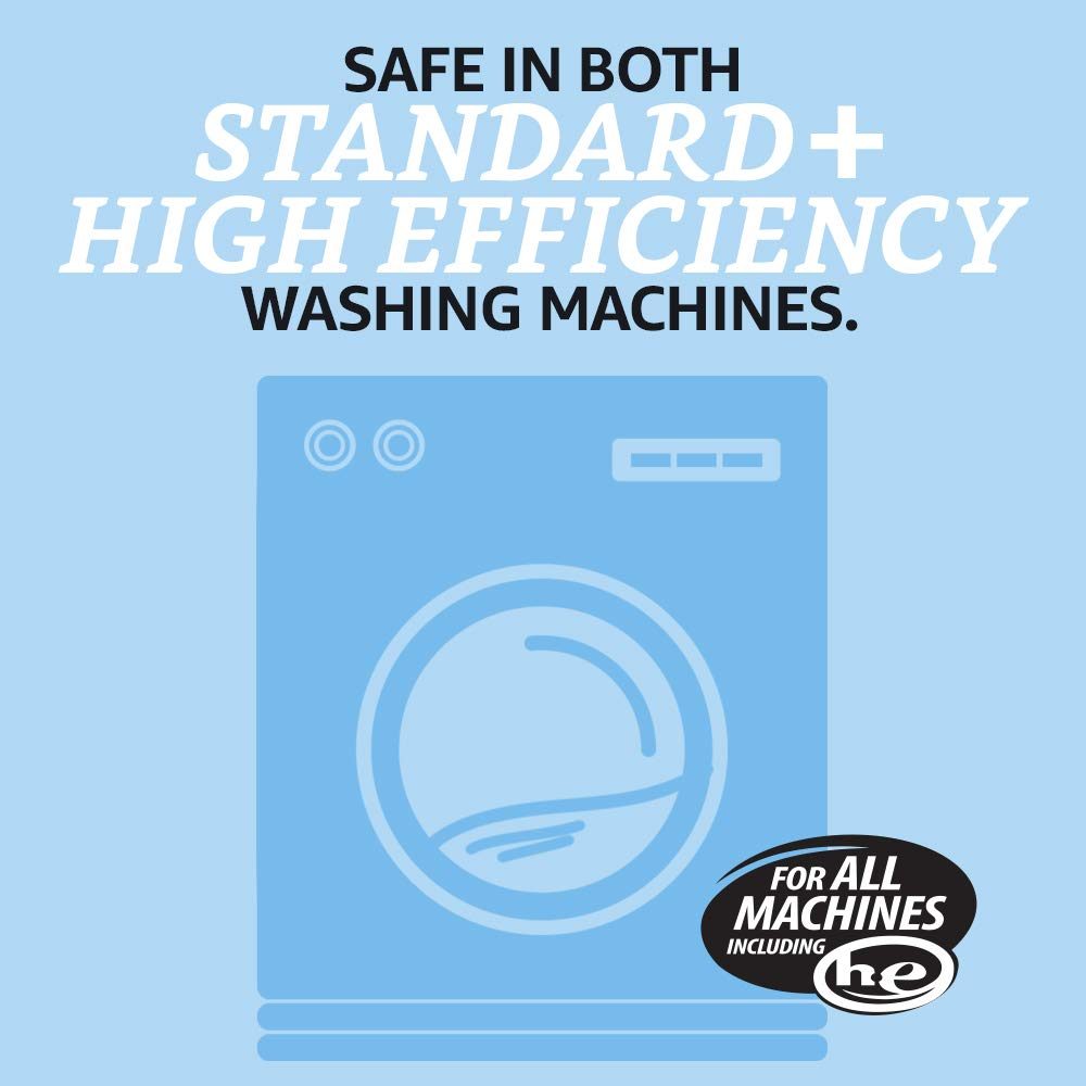 Amazon Brand - Solimo Laundry Detergent Pacs, Free & Clear, Hypoallergenic, Free of Perfumes Clear of Dyes, 72 Count