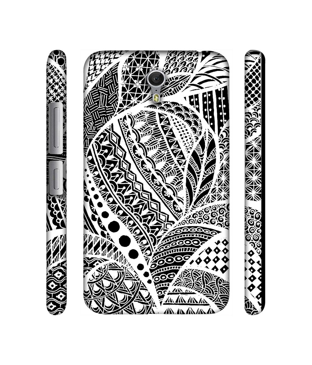 Amazon Brand - Solimo Designer Random White Pattern 3D Printed Hard Back Case Mobile Cover for Lenovo ZUK Z1
