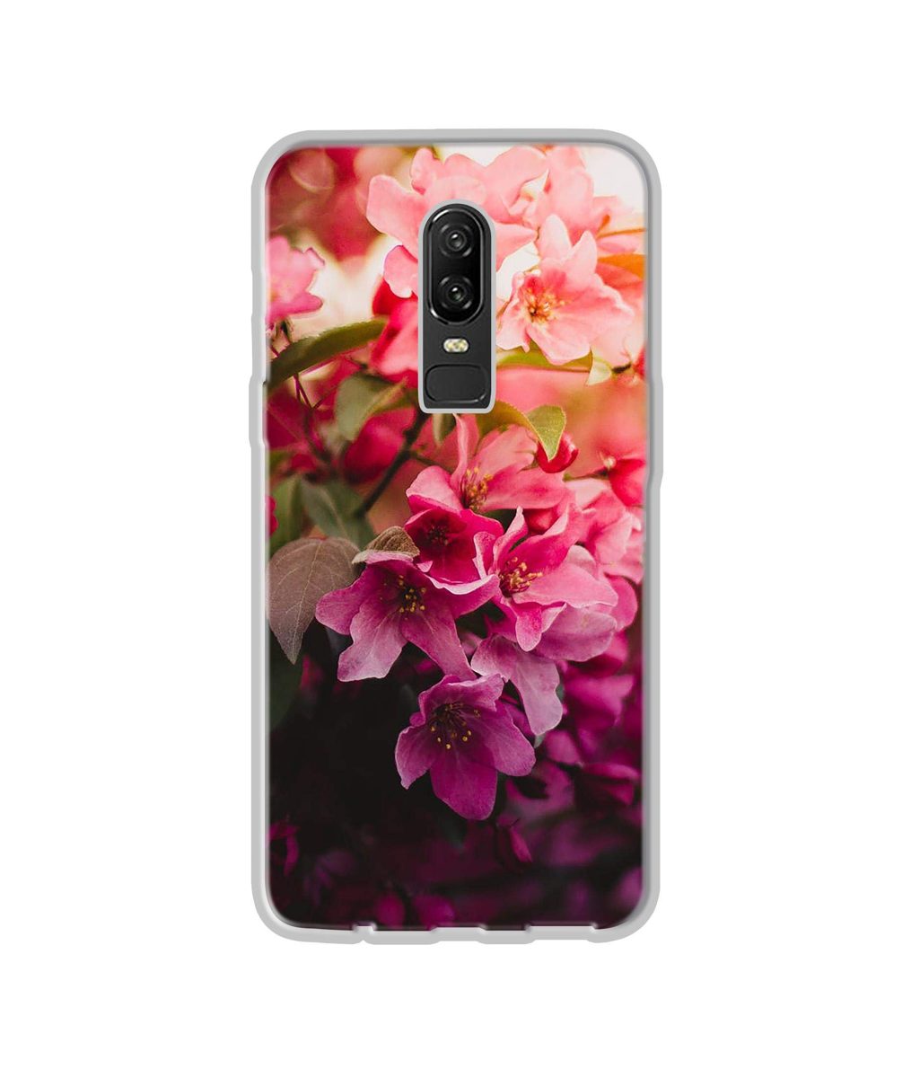Amazon Brand - Solimo Designer Blossom Weather UV Printed Soft Back Case Mobile Cover for OnePlus 6