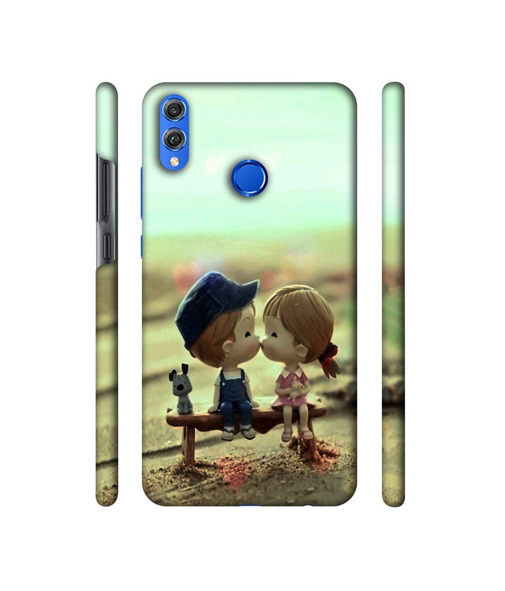 Amazon Brand - Solimo Designer Love Couples Pattern 3D Printed Hard Back Case Mobile Cover for Huawei Honor 8X