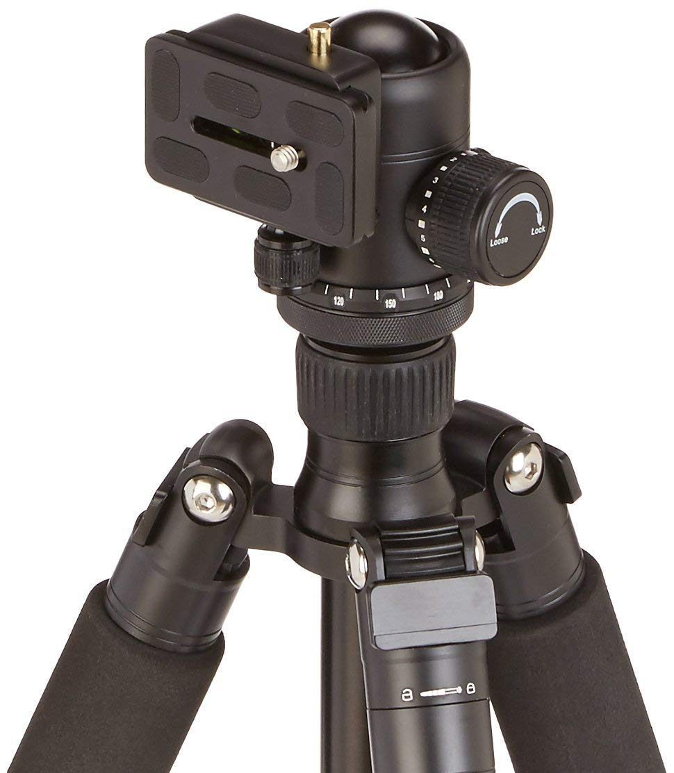 (Renewed) AmazonBasics HJ-285 63-Inch Aluminum Travel Monopod