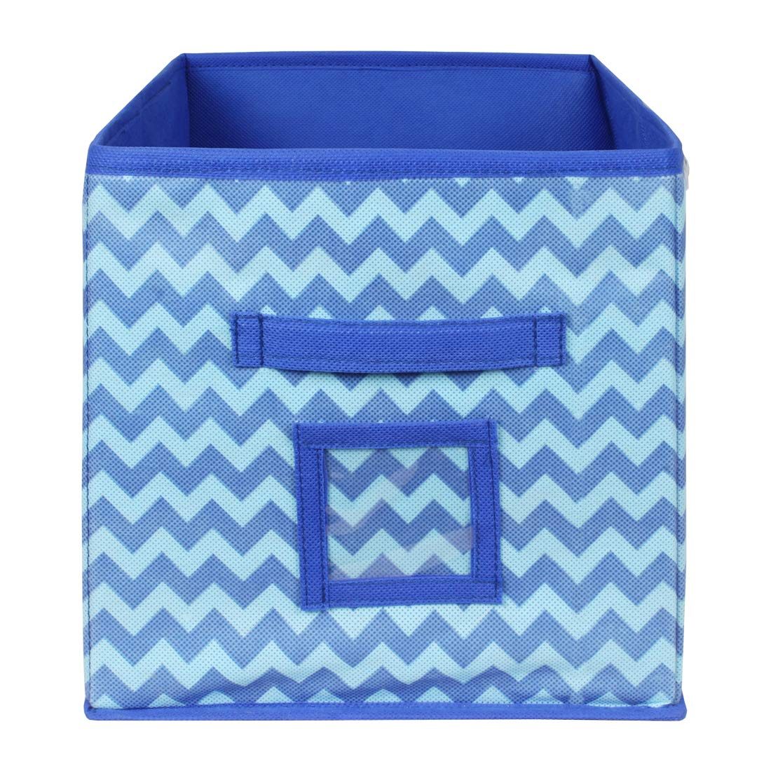 Amazon Brand - Solimo Printed Fabric Storage Box, Small, Set of 3, Yellow