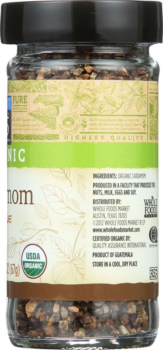 365 Everyday Value, Organic Whole Cardamom, 2.36 oz