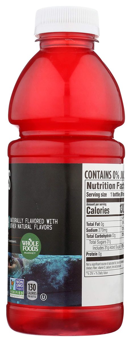 Whole Foods Market, Sports Drink, Fruit Punch, 20 Fl Oz