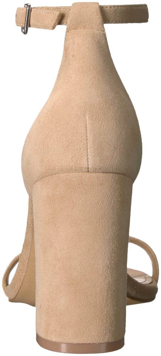 The Fix Gracie Block Heel Strappy Sandal Heeled, Dove Suede, 8 M US