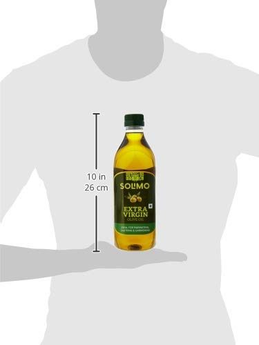 Amazon Brand - Solimo Extra Virgin Olive Oil, 1L