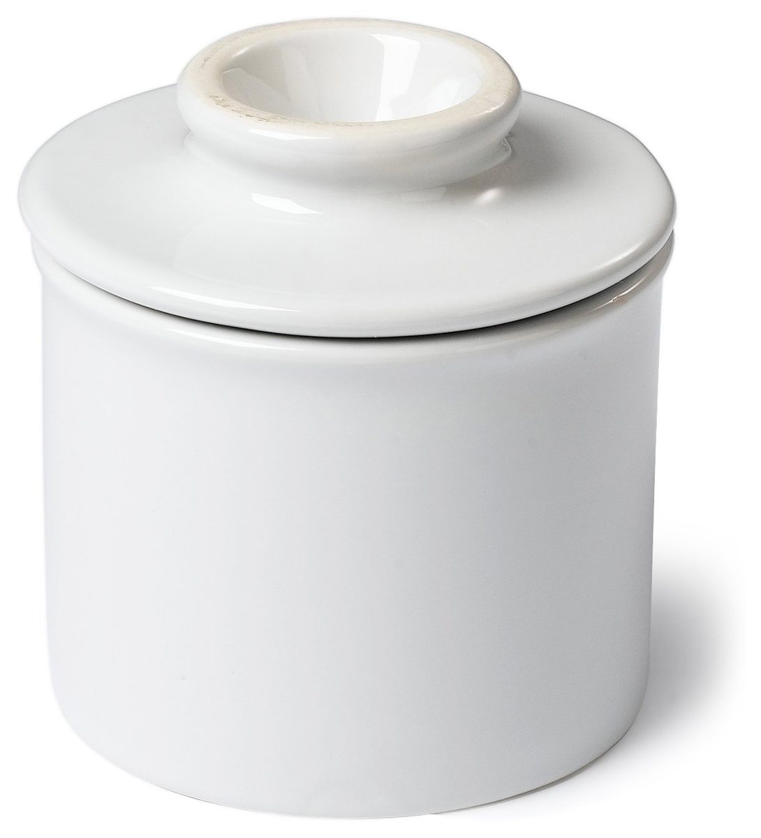 Pinzon White Ceramic Butter Keeper [Amazon Frustration-Free Packaging]