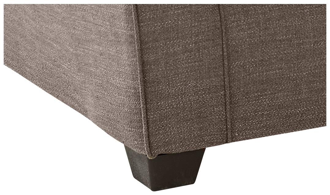 Amazon Brand – Ravenna Home Kristopher Modern Flared Arm Sofa, 88"W, Pewter