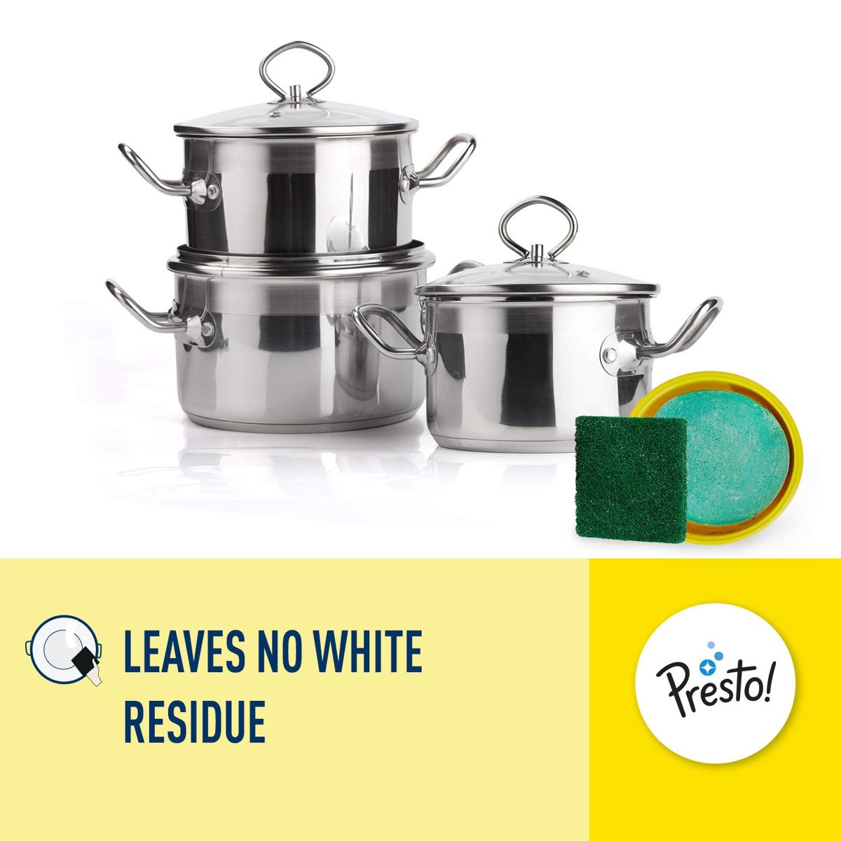 Amazon Brand - Presto! Dishwash Tub - 500 g