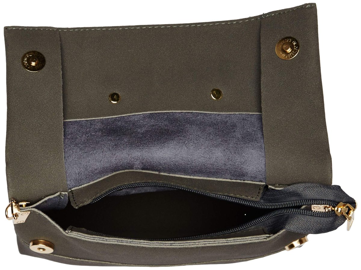 Flavia Women's Handbag (Grey)