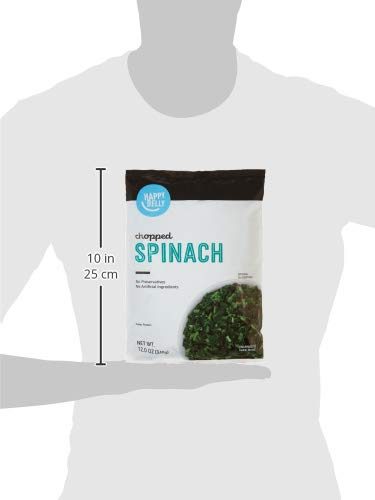 Amazon Brand - Happy Belly Spinach, Chopped, 12 Ounce (Frozen)