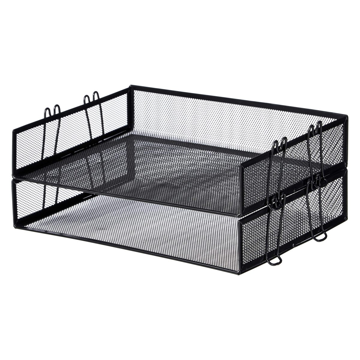 AmazonBasics Two-tier stackable letter tray organiser.