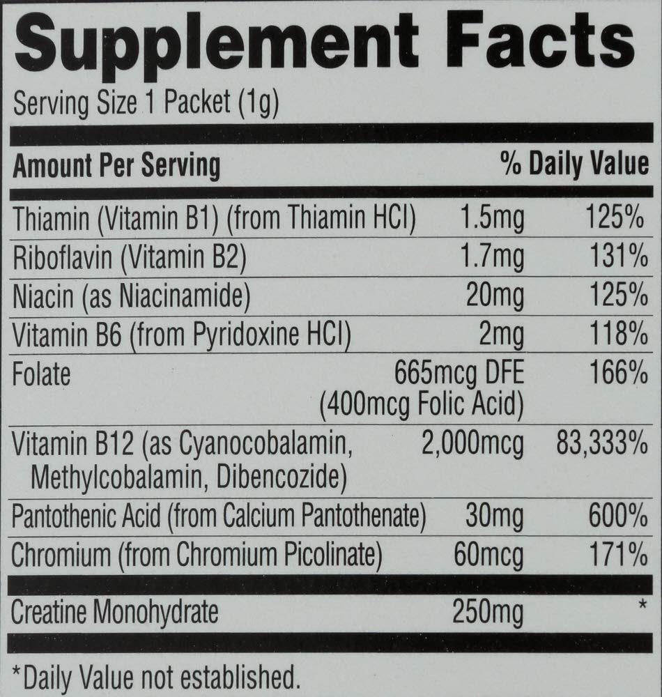 365 Everyday Value, Vitamin B-12 + Creatine & Chromium, 75ct