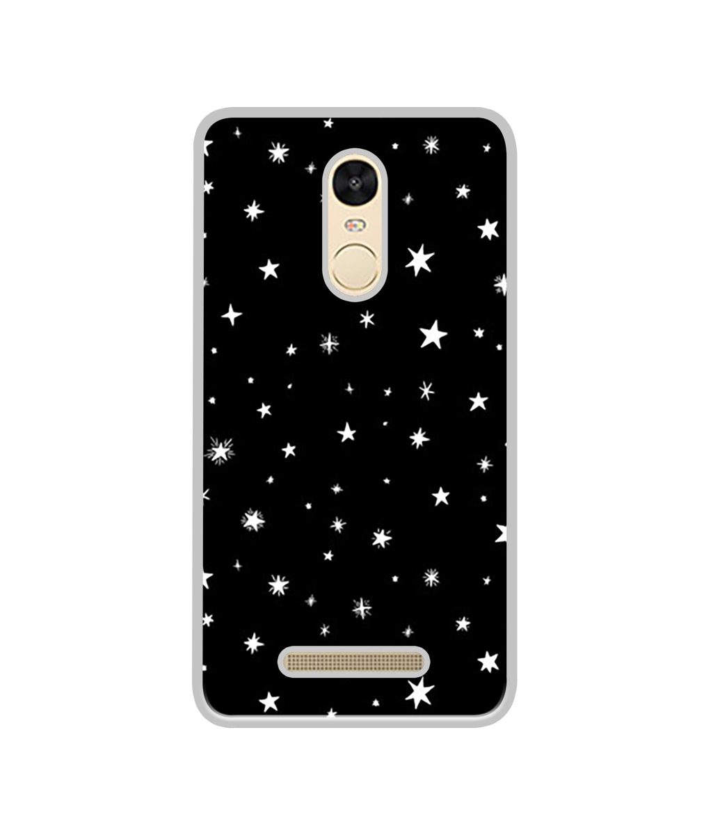 Amazon Brand - Solimo Designer Sperking Stars UV Printed Soft Back Case Mobile Cover for Mi Redmi Note 3