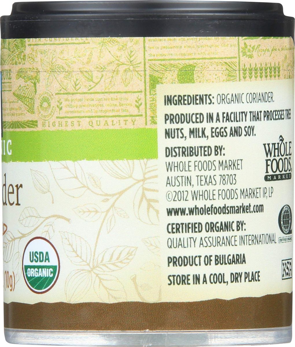 365 EVERYDAY VALUE Organic Ground Coriander, 0.35 OZ