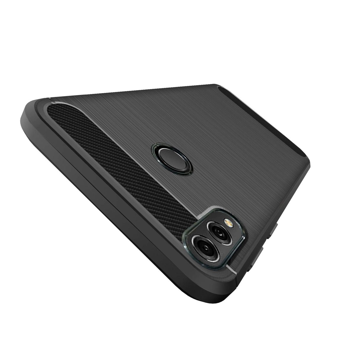 Amazon Brand - Solimo Protective Mobile Cover (Soft & Flexible Back Case) for Honor 8X (Black)