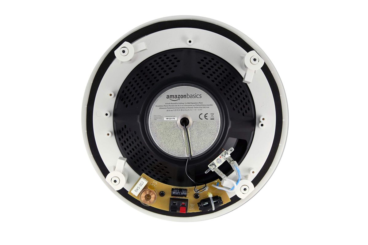AmazonBasics Round In-Ceiling / In-Wall Speakers (Pair)