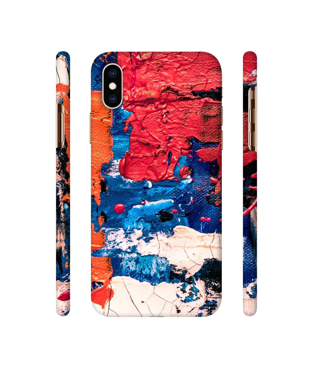 Amazon Brand - Solimo Designer Colors Texture 3D Printed Hard Back Case Mobile Cover for Apple iPhone Xs Max