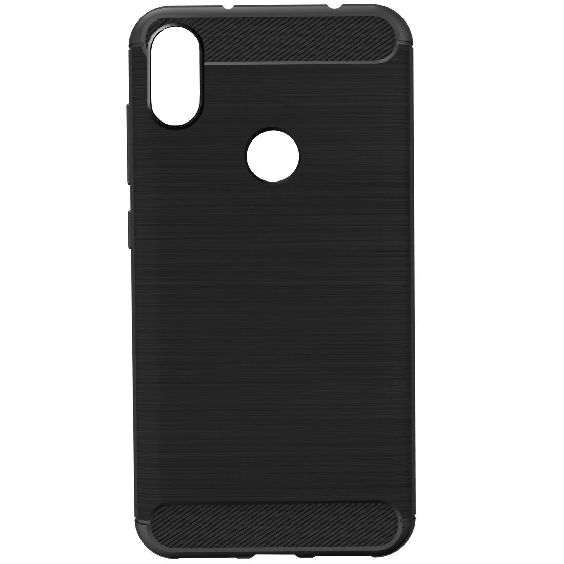 Amazon Brand - Solimo Protective Mobile Cover (Soft & Flexible Back case) for Redmi Y2 (Black)