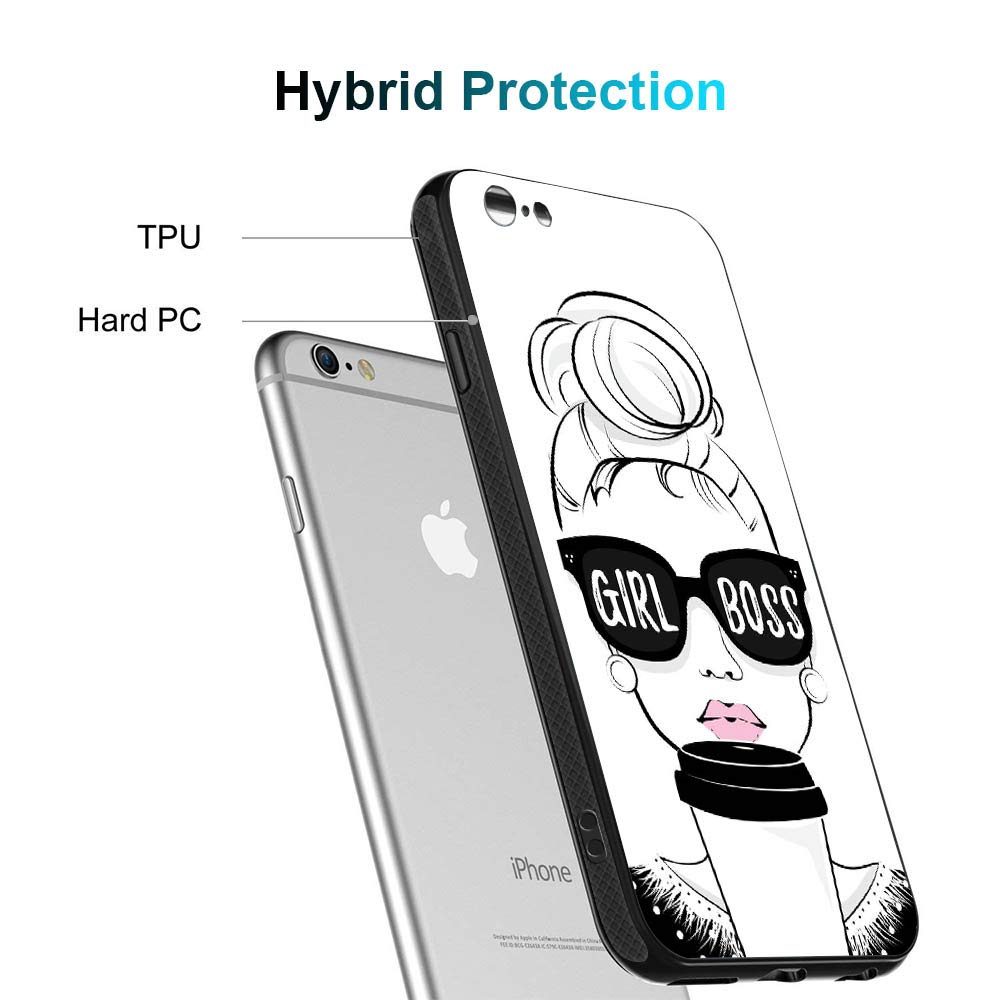 Amazon Brand - Solimo Designer Girl Boss Printed Hard Back Case Mobile Cover for Apple iPhone 8/7 (D1228)